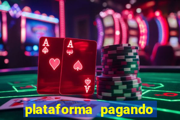 plataforma pagando no cadastro